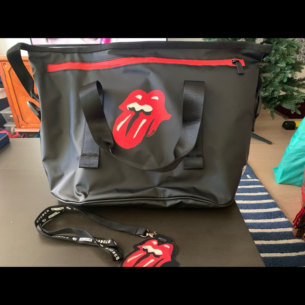 Rolling Stones tote bag, lanyard, and tag - NWOT - No Filter tour